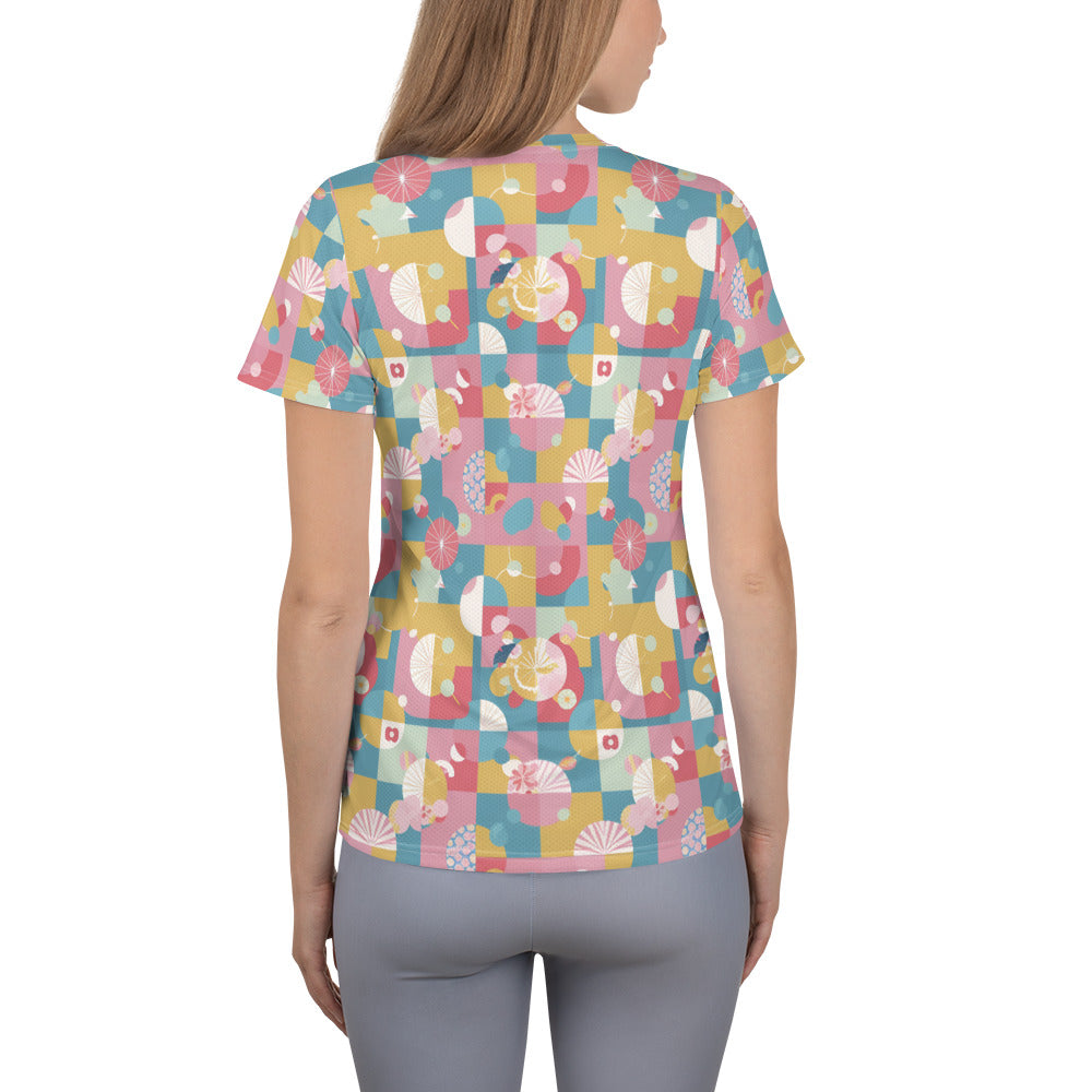 All-Over Print Women's Athletic T-shirt