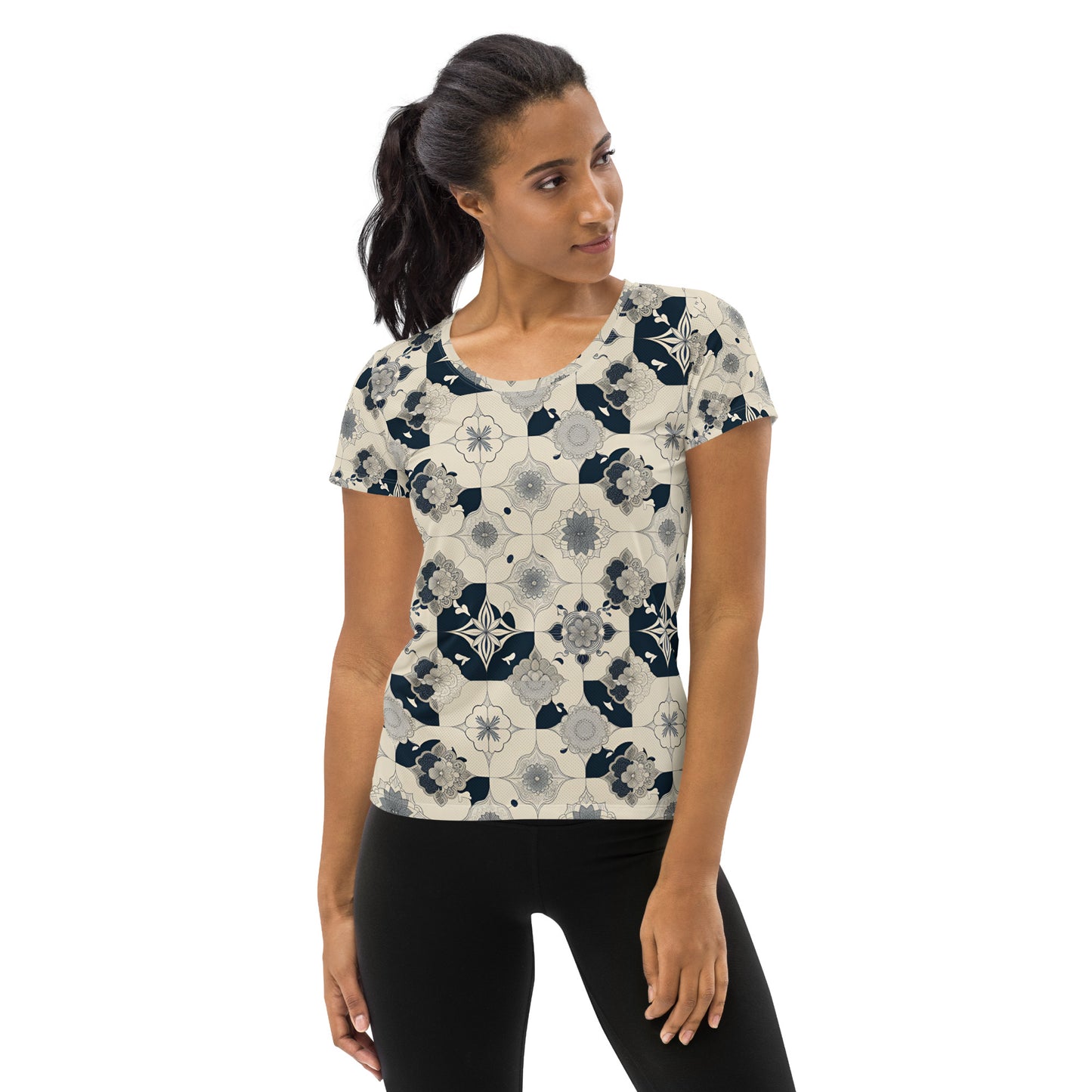 All-Over Print Women's Athletic T-shirt