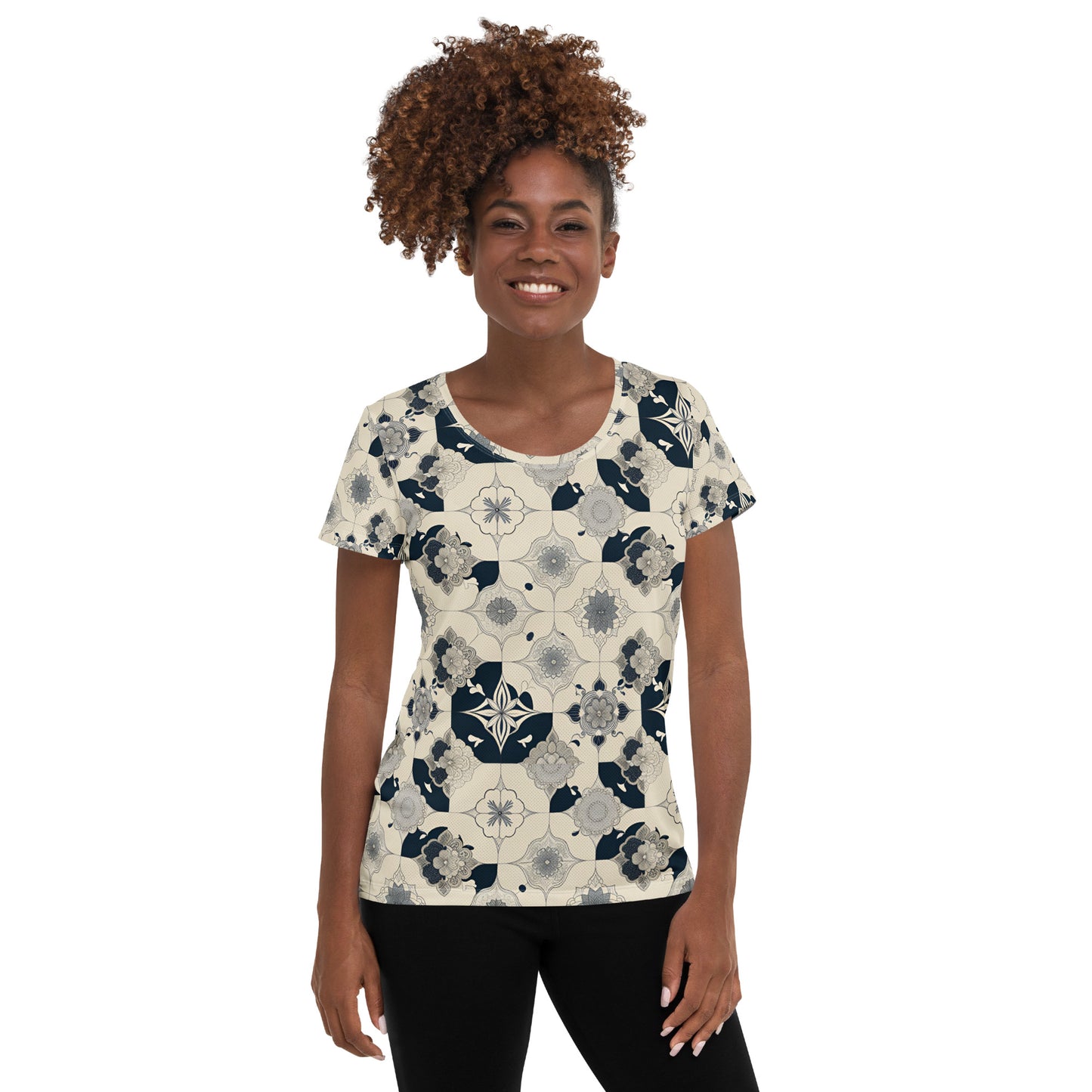 All-Over Print Women's Athletic T-shirt