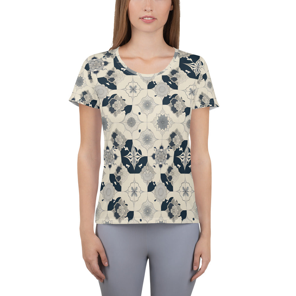 All-Over Print Women's Athletic T-shirt