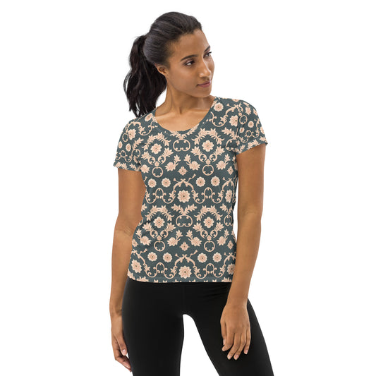 All-Over Print Women's Athletic T-shirt