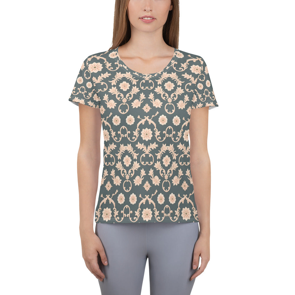 All-Over Print Women's Athletic T-shirt