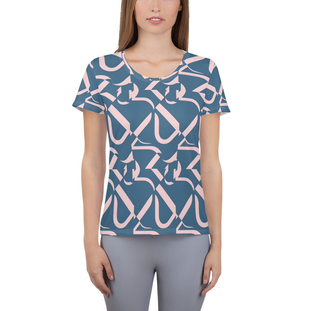 All-Over Print Women's Athletic T-shirt