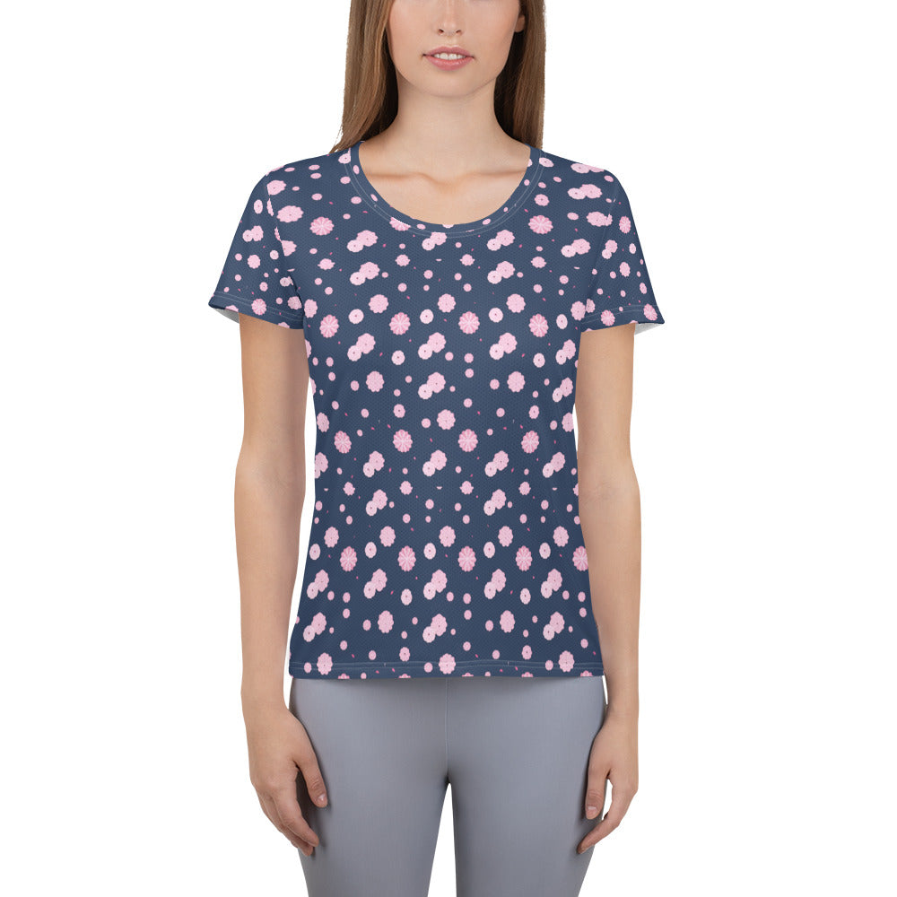 All-Over Print Women's Athletic T-shirt