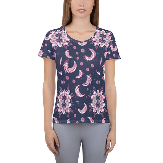 All-Over Print Women's Athletic T-shirt