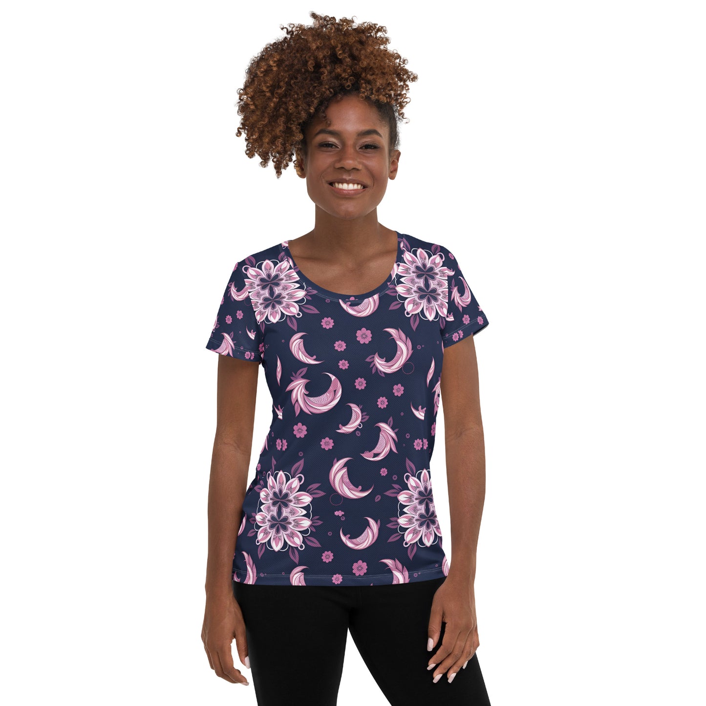 All-Over Print Women's Athletic T-shirt