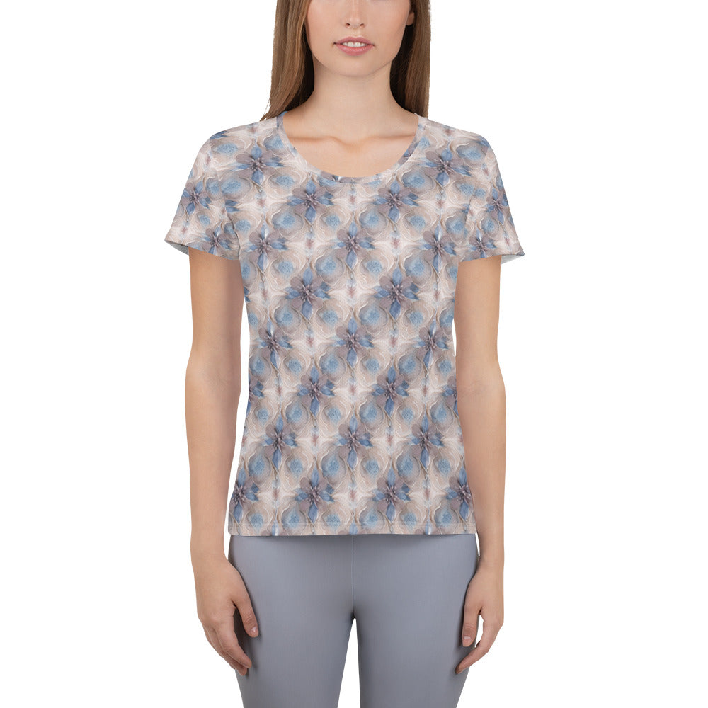 All-Over Print Women's Athletic T-shirt