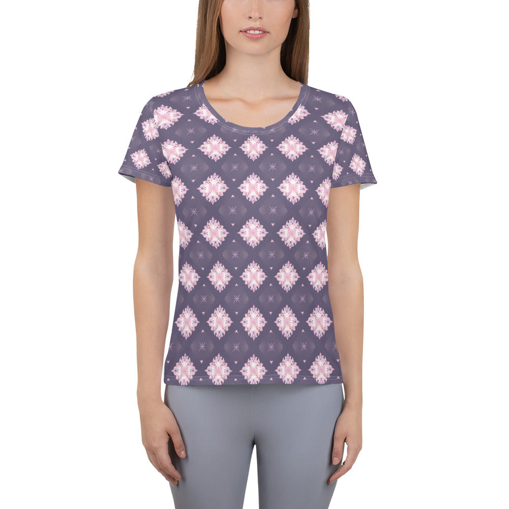 All-Over Print Women's Athletic T-shirt