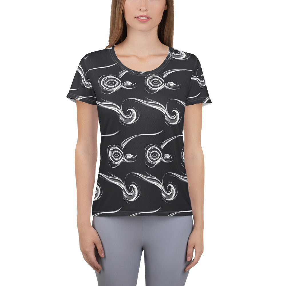 All-Over Print Women's Athletic T-shirt