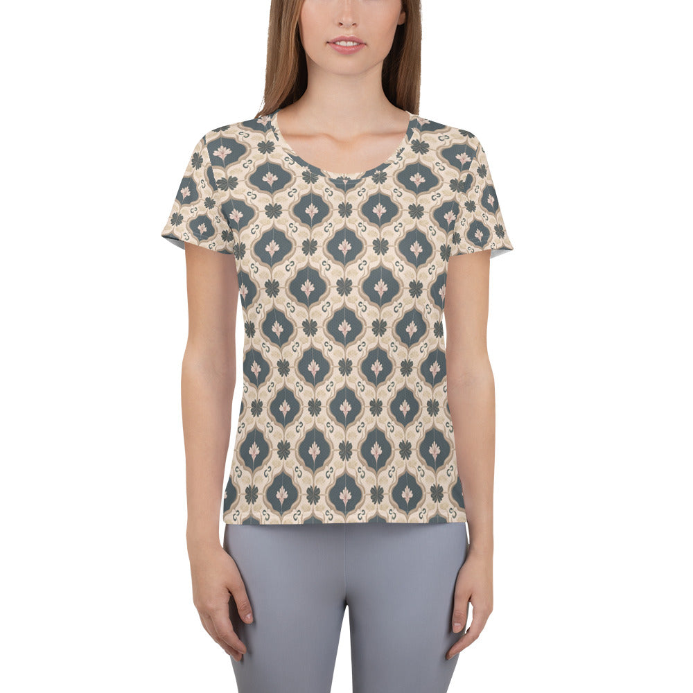 All-Over Print Women's Athletic T-shirt