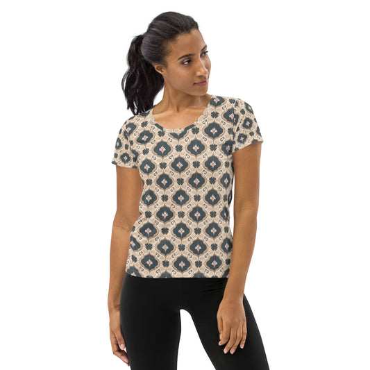 All-Over Print Women's Athletic T-shirt