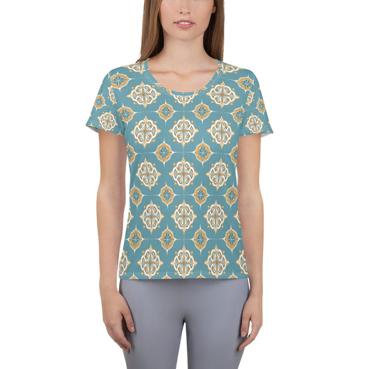 All-Over Print Women's Athletic T-shirt