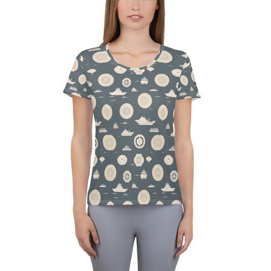 All-Over Print Women's Athletic T-shirt