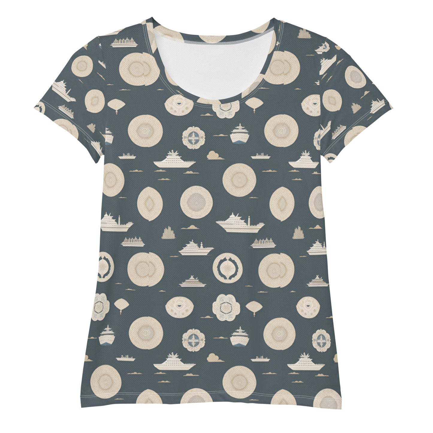 All-Over Print Women's Athletic T-shirt