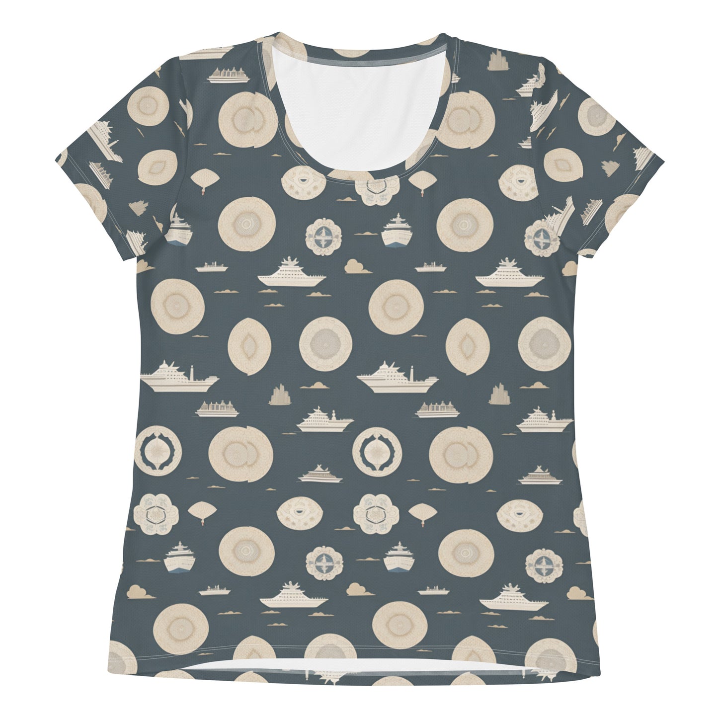 All-Over Print Women's Athletic T-shirt