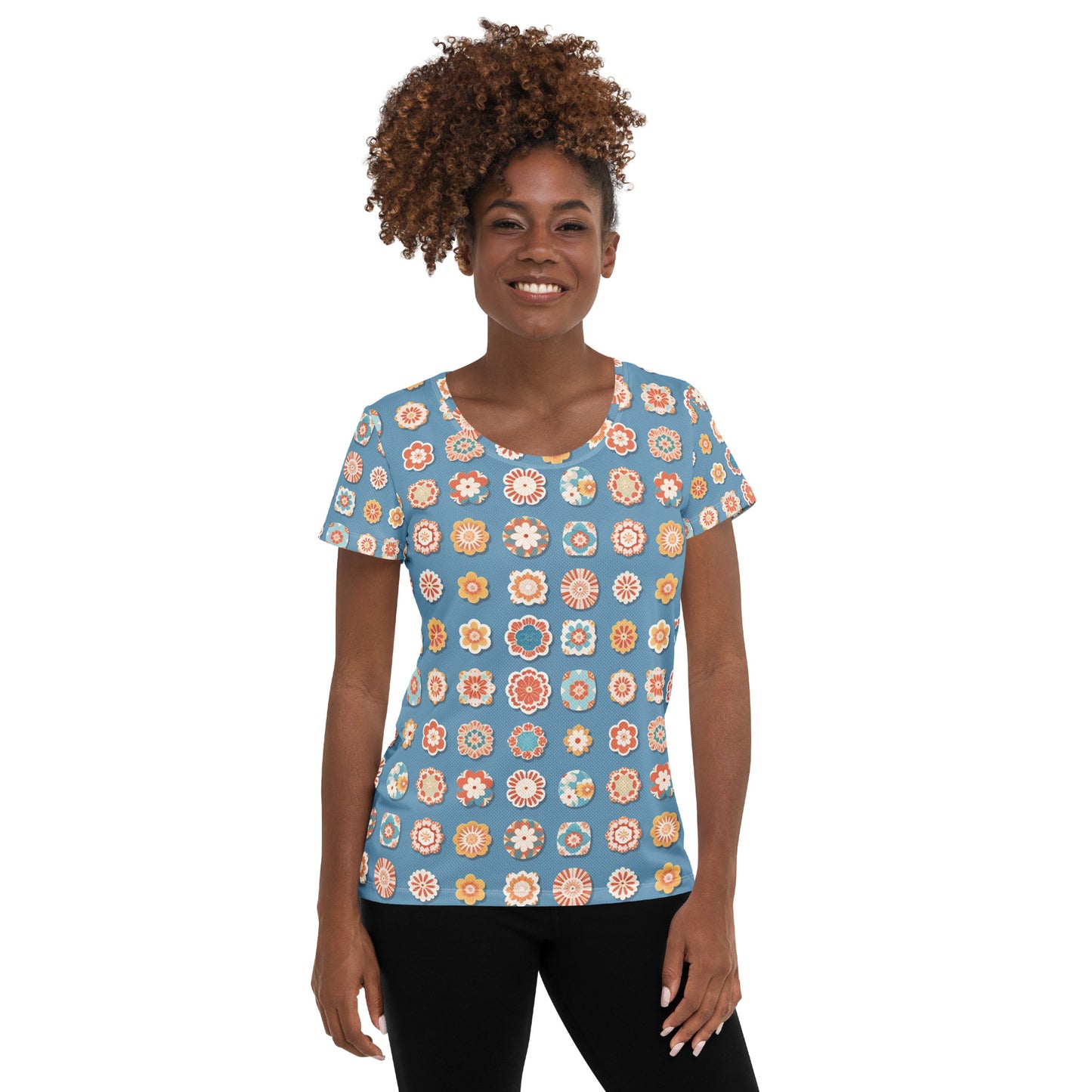 All-Over Print Women's Athletic T-shirt