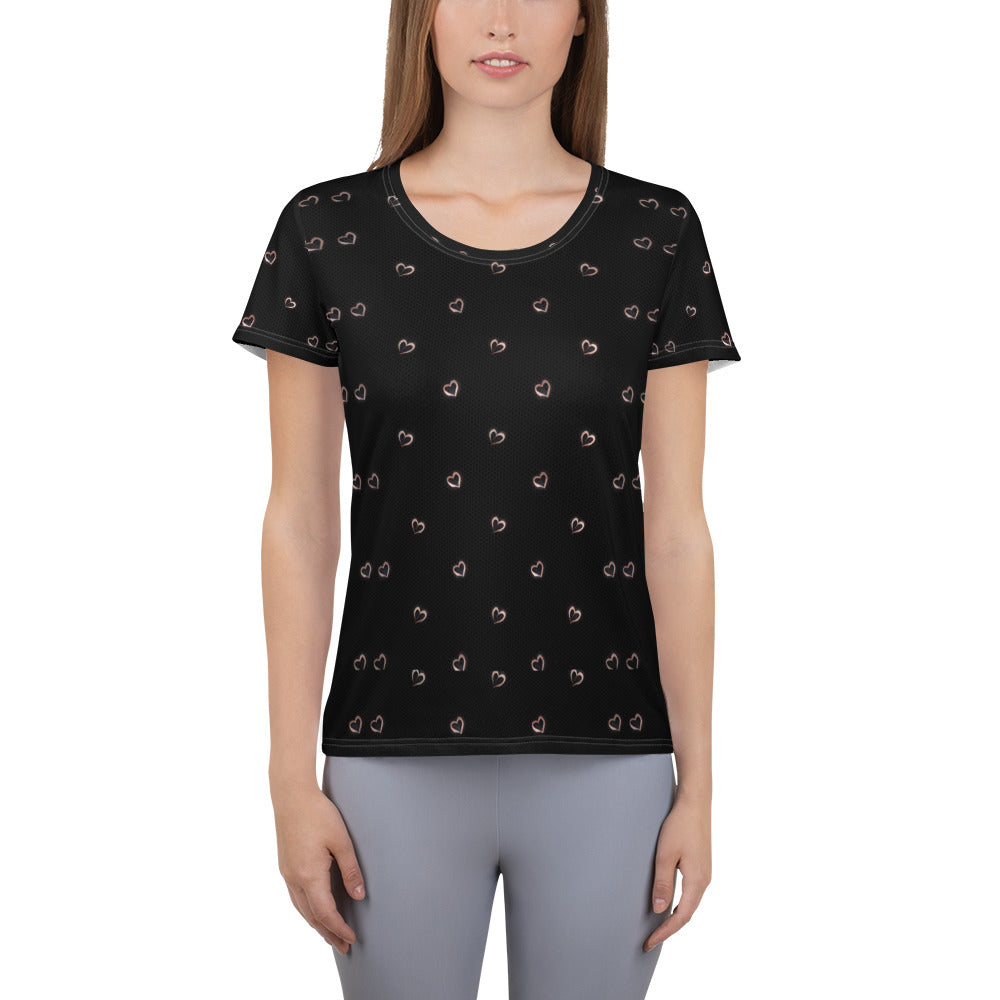 All-Over Print Women's Athletic T-shirt