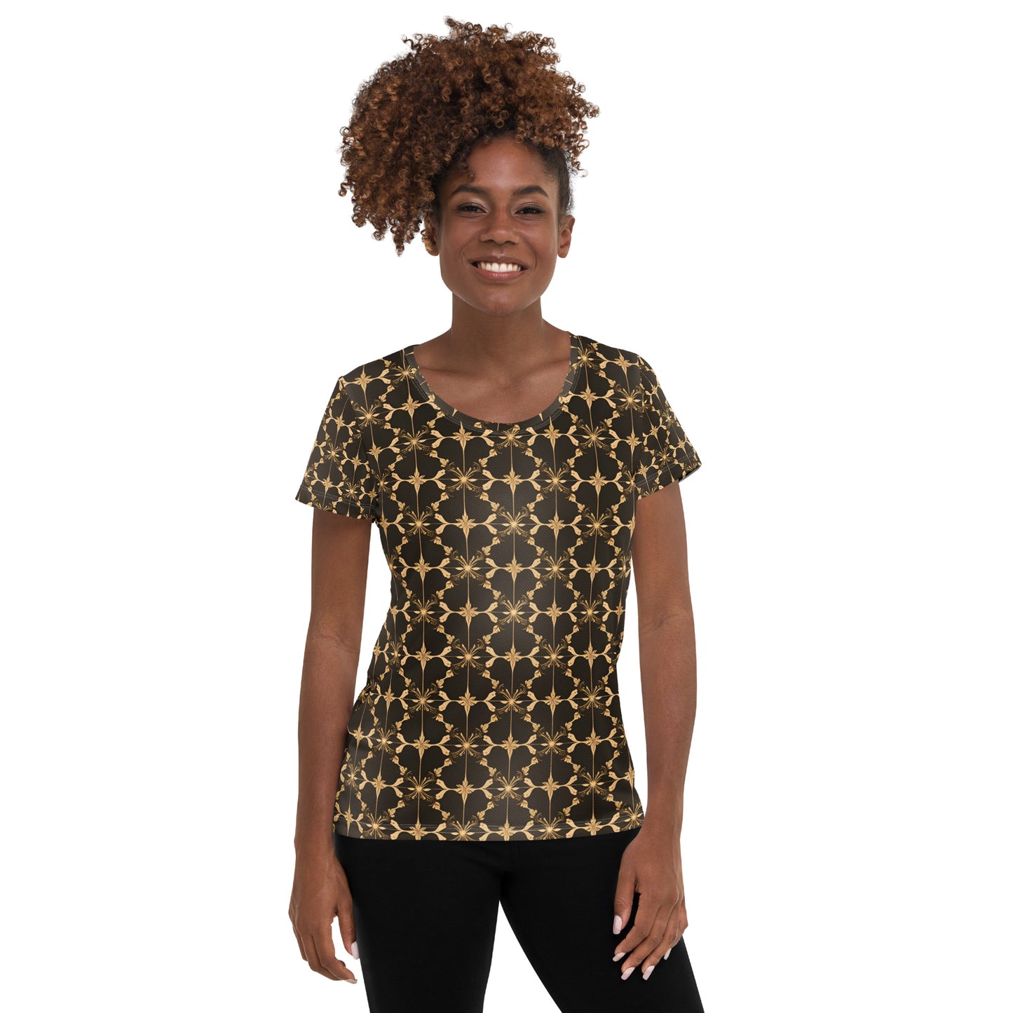 All-Over Print Women's Athletic T-shirt