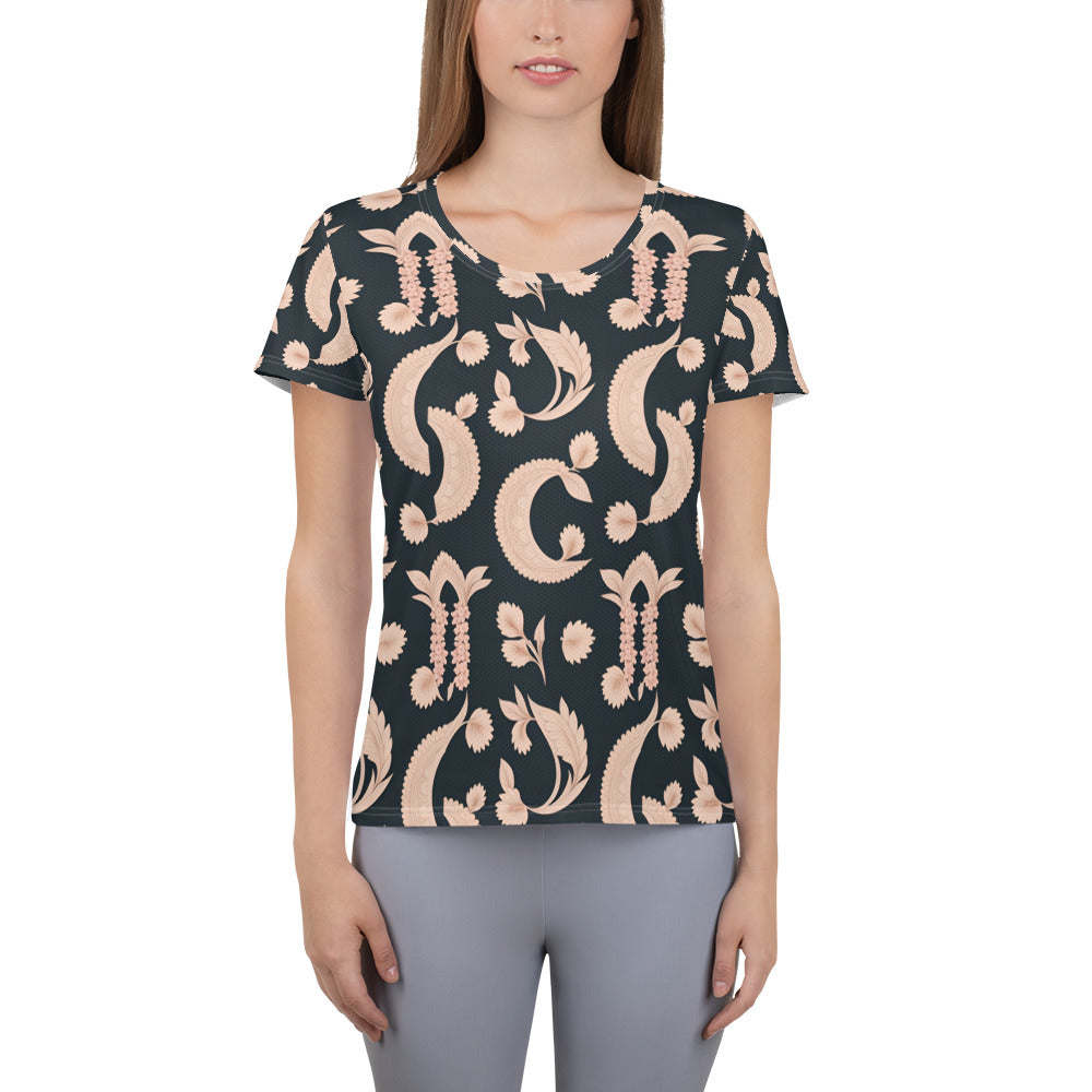 All-Over Print Women's Athletic T-shirt