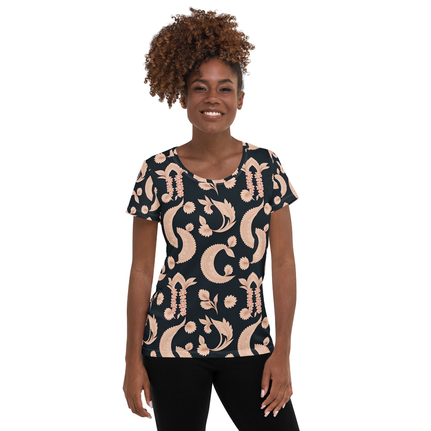 All-Over Print Women's Athletic T-shirt