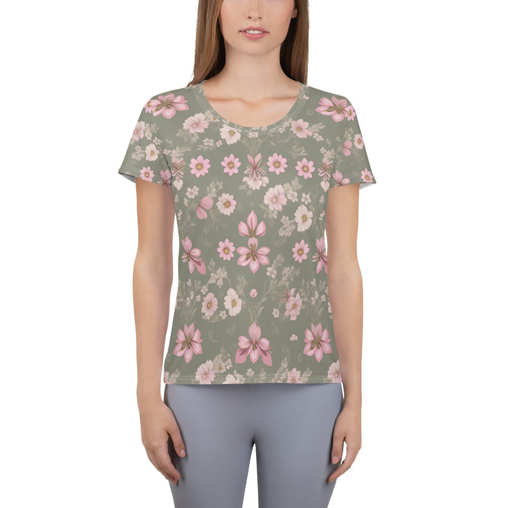 All-Over Print Women's Athletic T-shirt