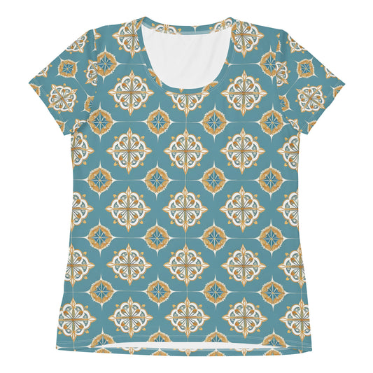 All-Over Print Women's Athletic T-shirt