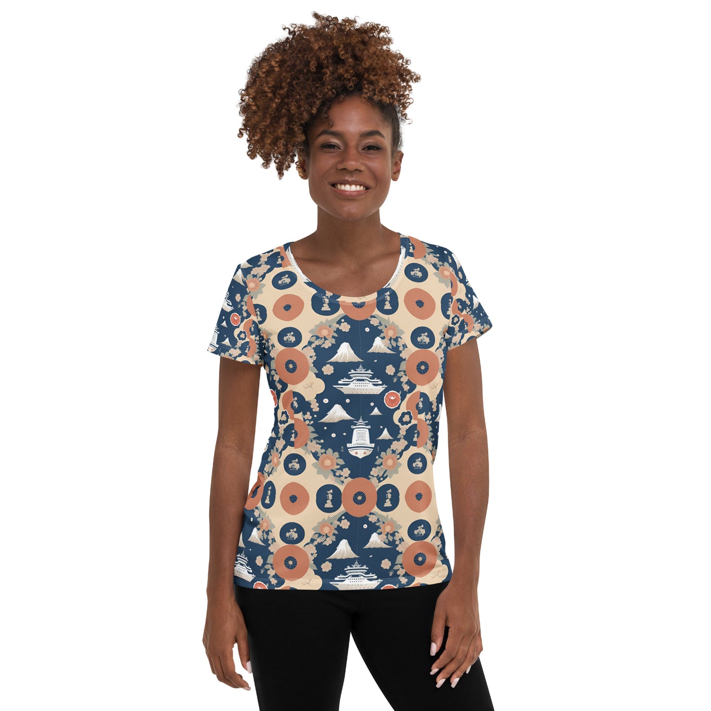 All-Over Print Women's Athletic T-shirt