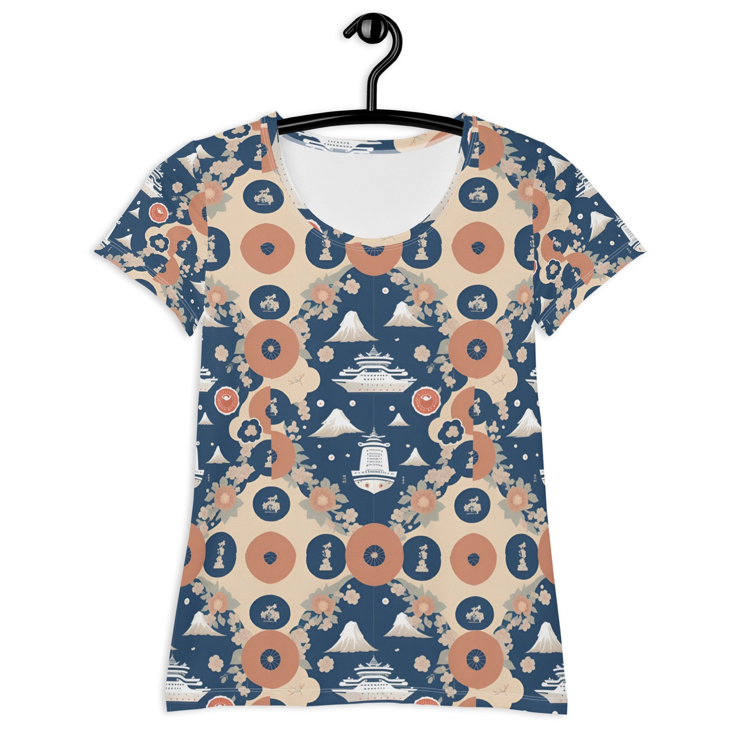 All-Over Print Women's Athletic T-shirt