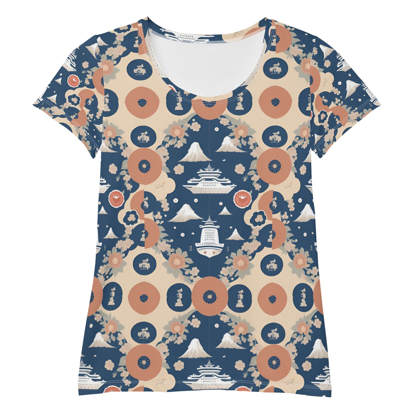 All-Over Print Women's Athletic T-shirt