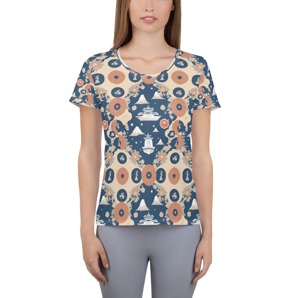 All-Over Print Women's Athletic T-shirt