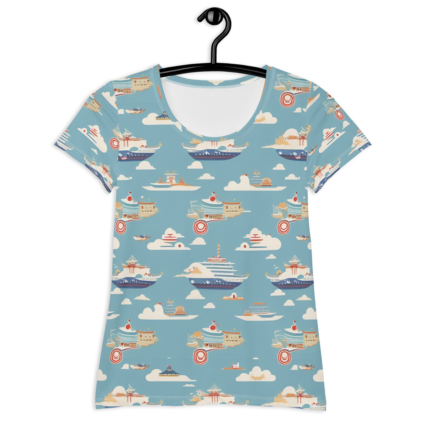 All-Over Print Women's Athletic T-shirt