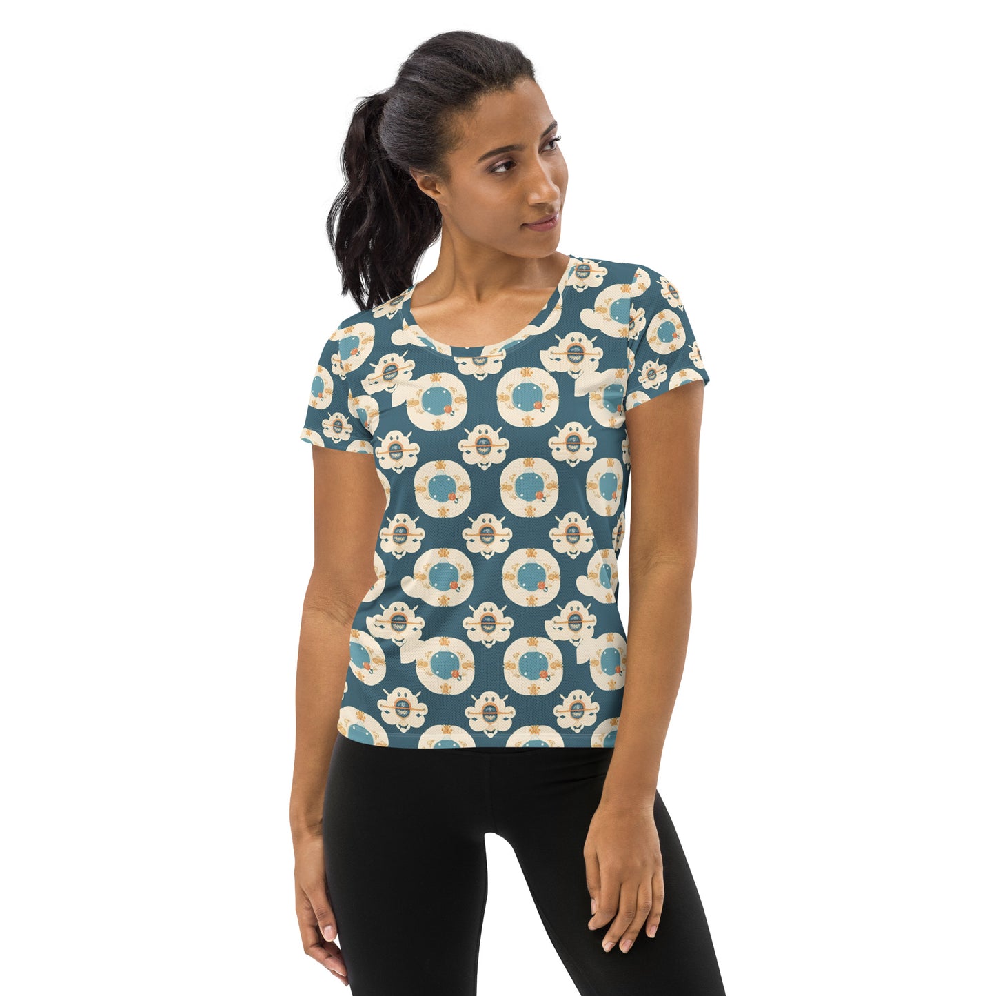 All-Over Print Women's Athletic T-shirt