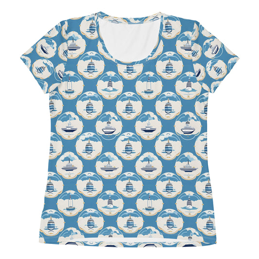 All-Over Print Women's Athletic T-shirt