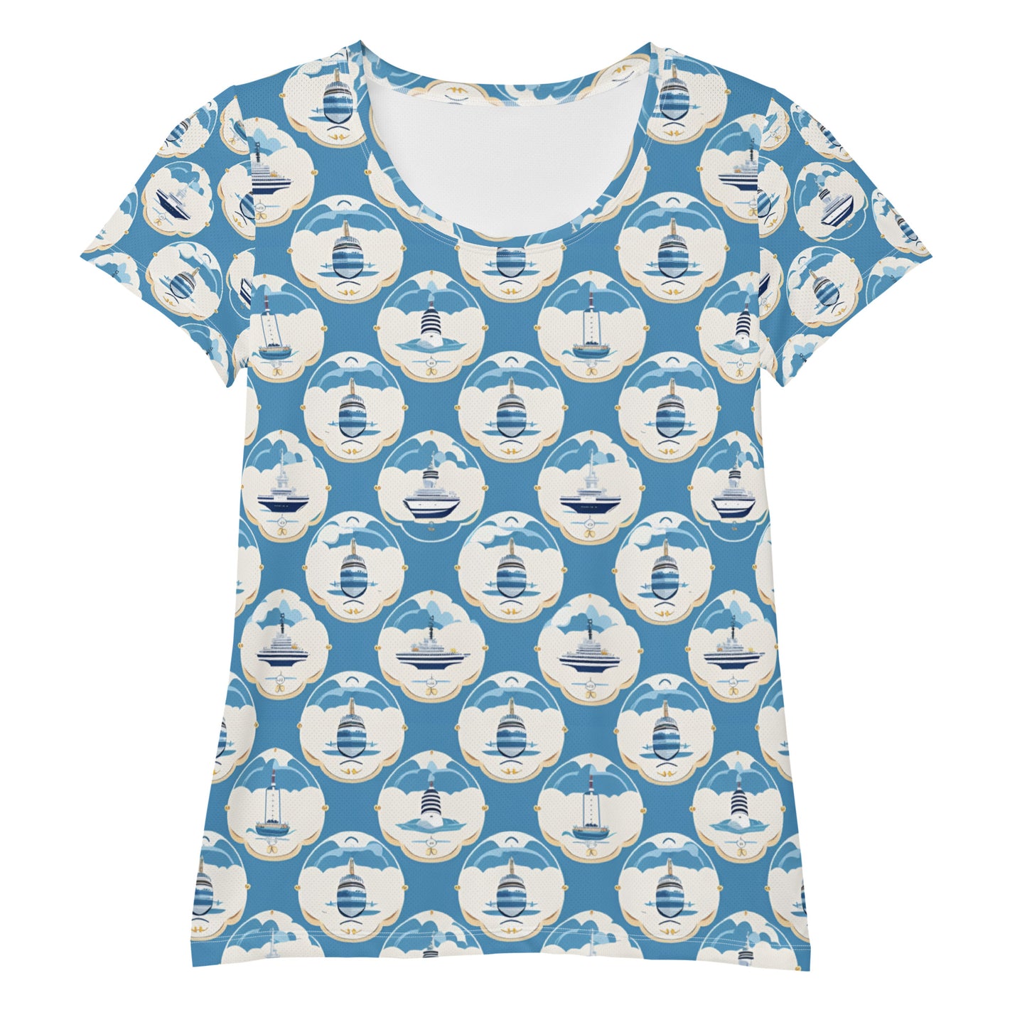 All-Over Print Women's Athletic T-shirt