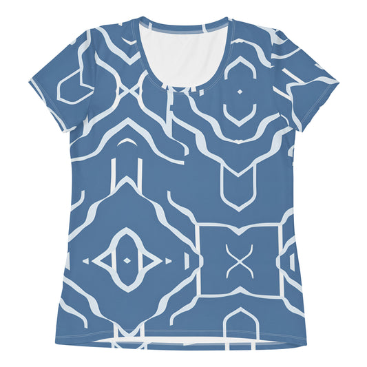 All-Over Print Women's Athletic T-shirt