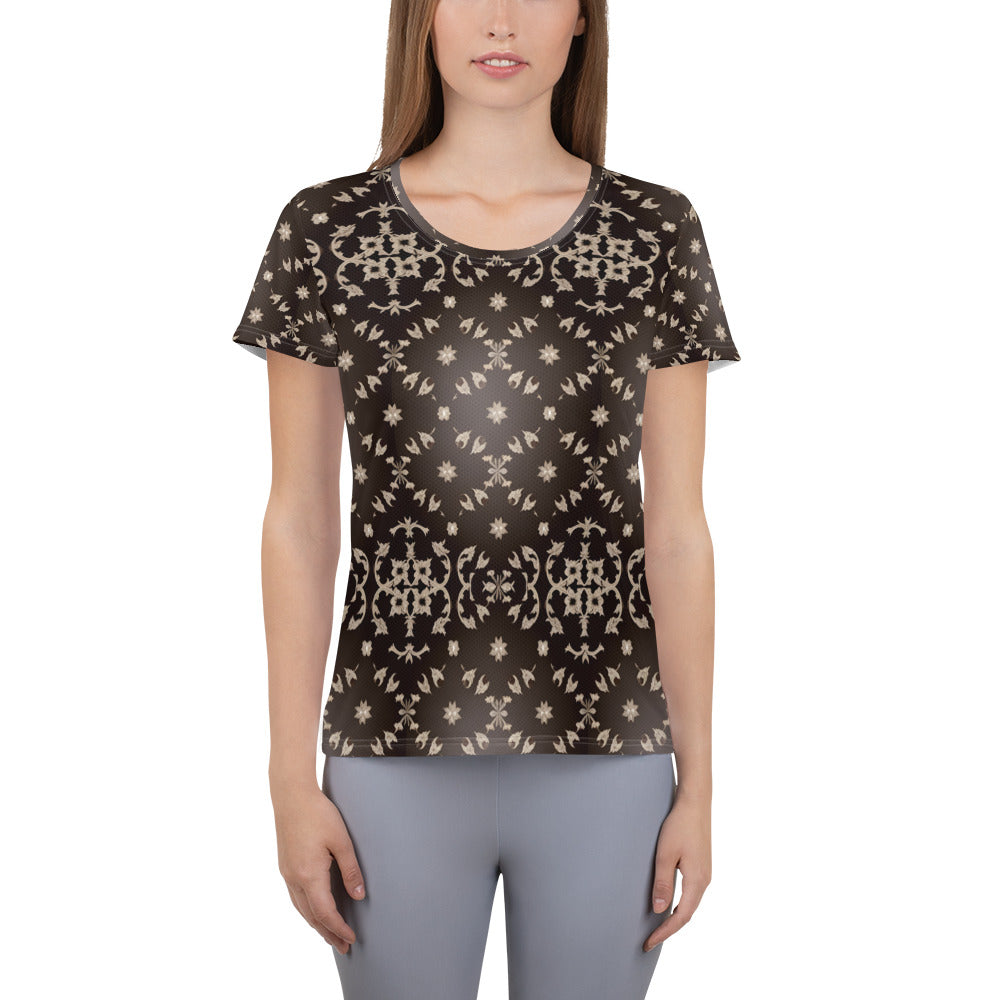 All-Over Print Women's Athletic T-shirt