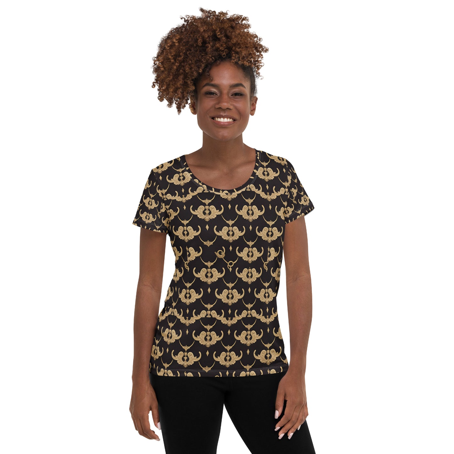 All-Over Print Women's Athletic T-shirt