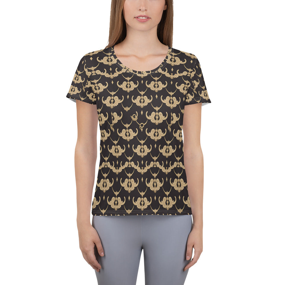 All-Over Print Women's Athletic T-shirt