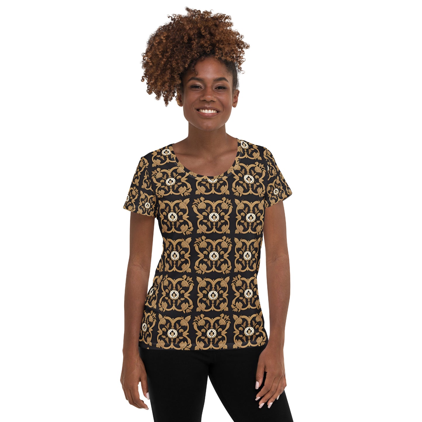 All-Over Print Women's Athletic T-shirt