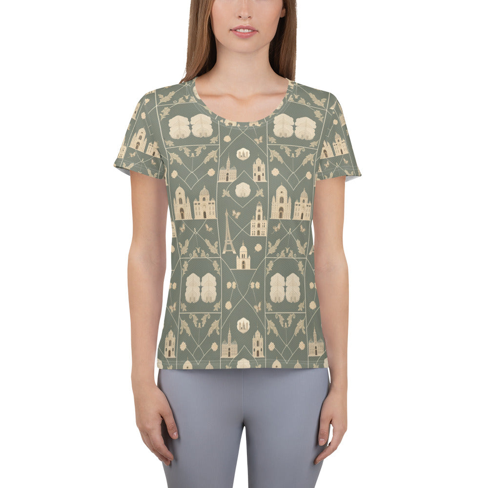 All-Over Print Women's Athletic T-shirt