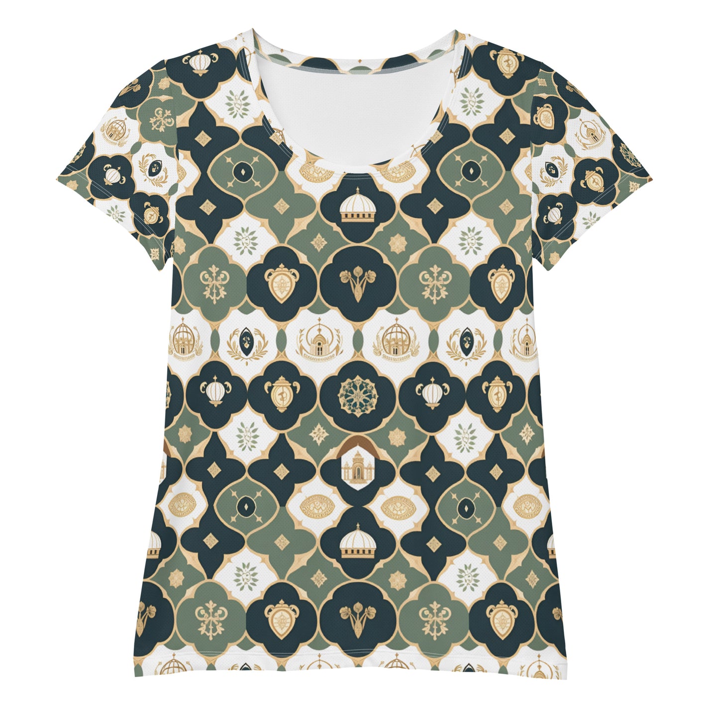 All-Over Print Women's Athletic T-shirt