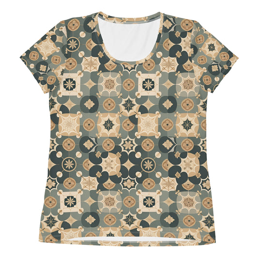 All-Over Print Women's Athletic T-shirt