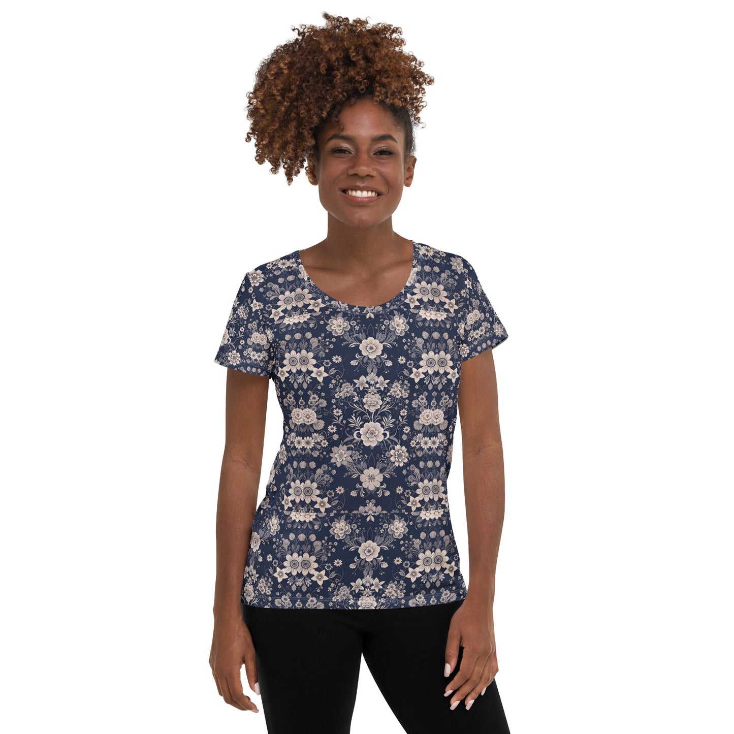 All-Over Print Women's Athletic T-shirt