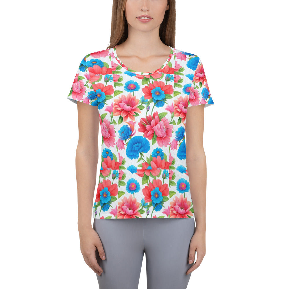 All-Over Print Women's Athletic T-shirt