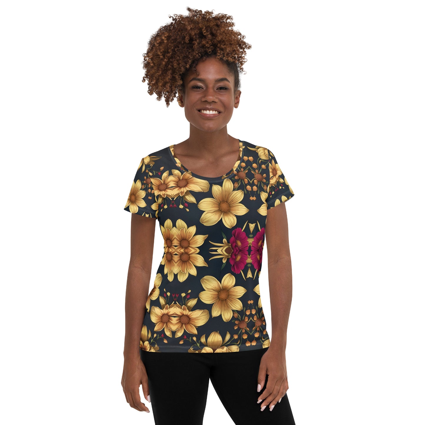 All-Over Print Women's Athletic T-shirt