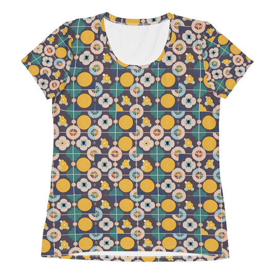 All-Over Print Women's Athletic T-shirt