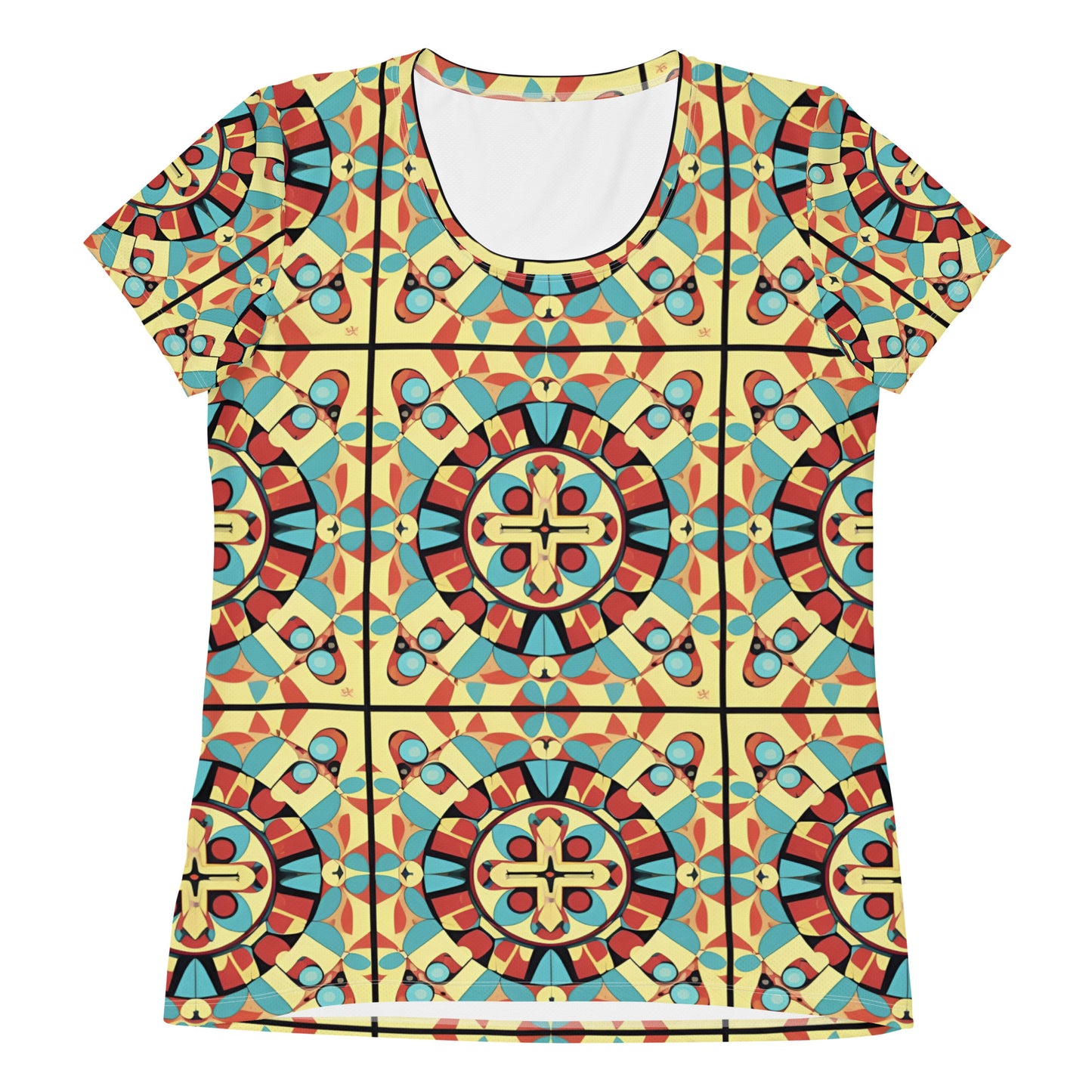 All-Over Print Women's Athletic T-shirt