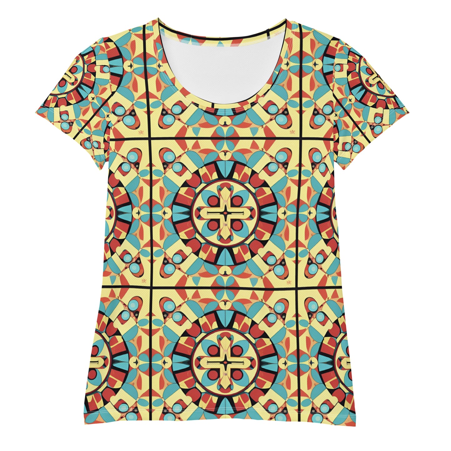 All-Over Print Women's Athletic T-shirt