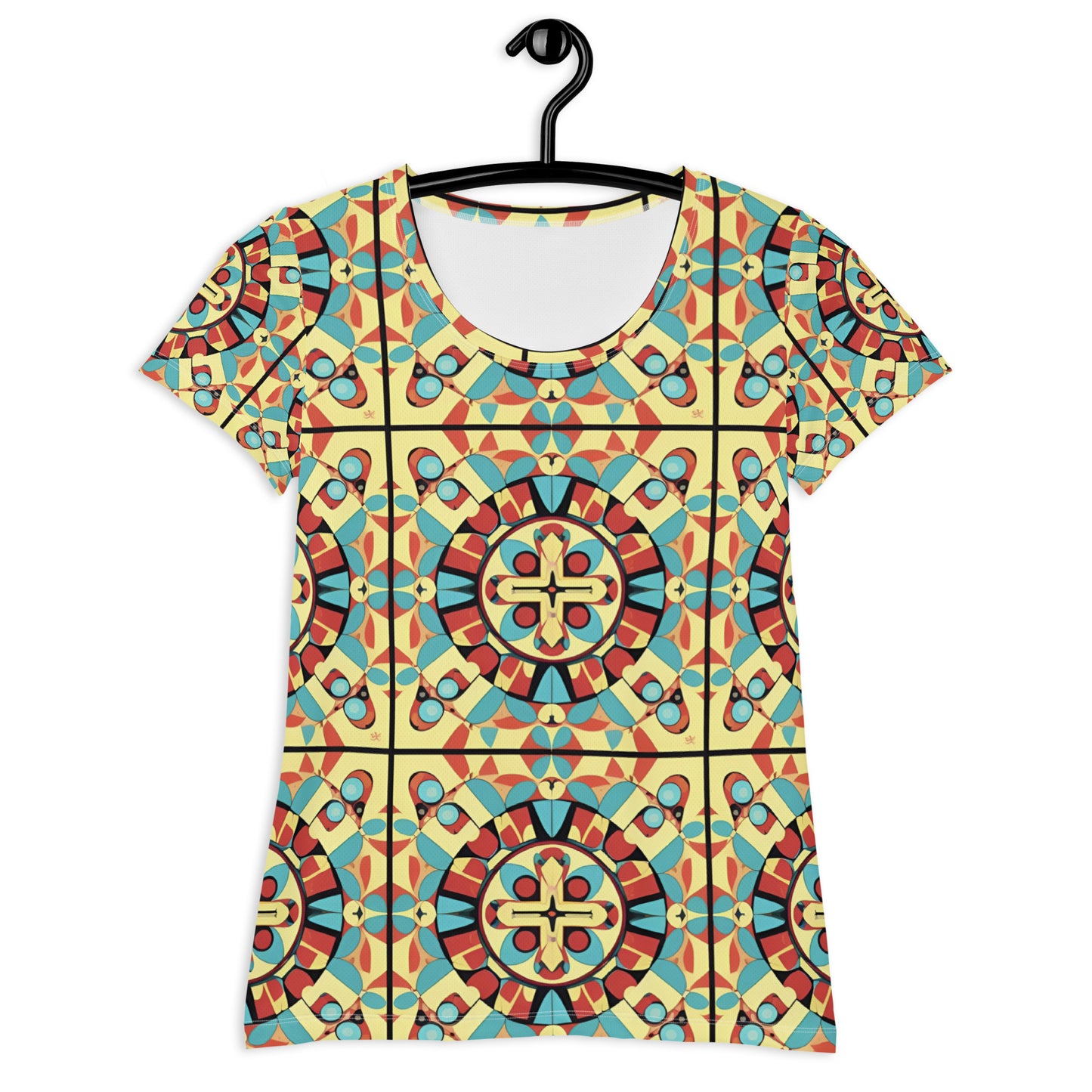 All-Over Print Women's Athletic T-shirt