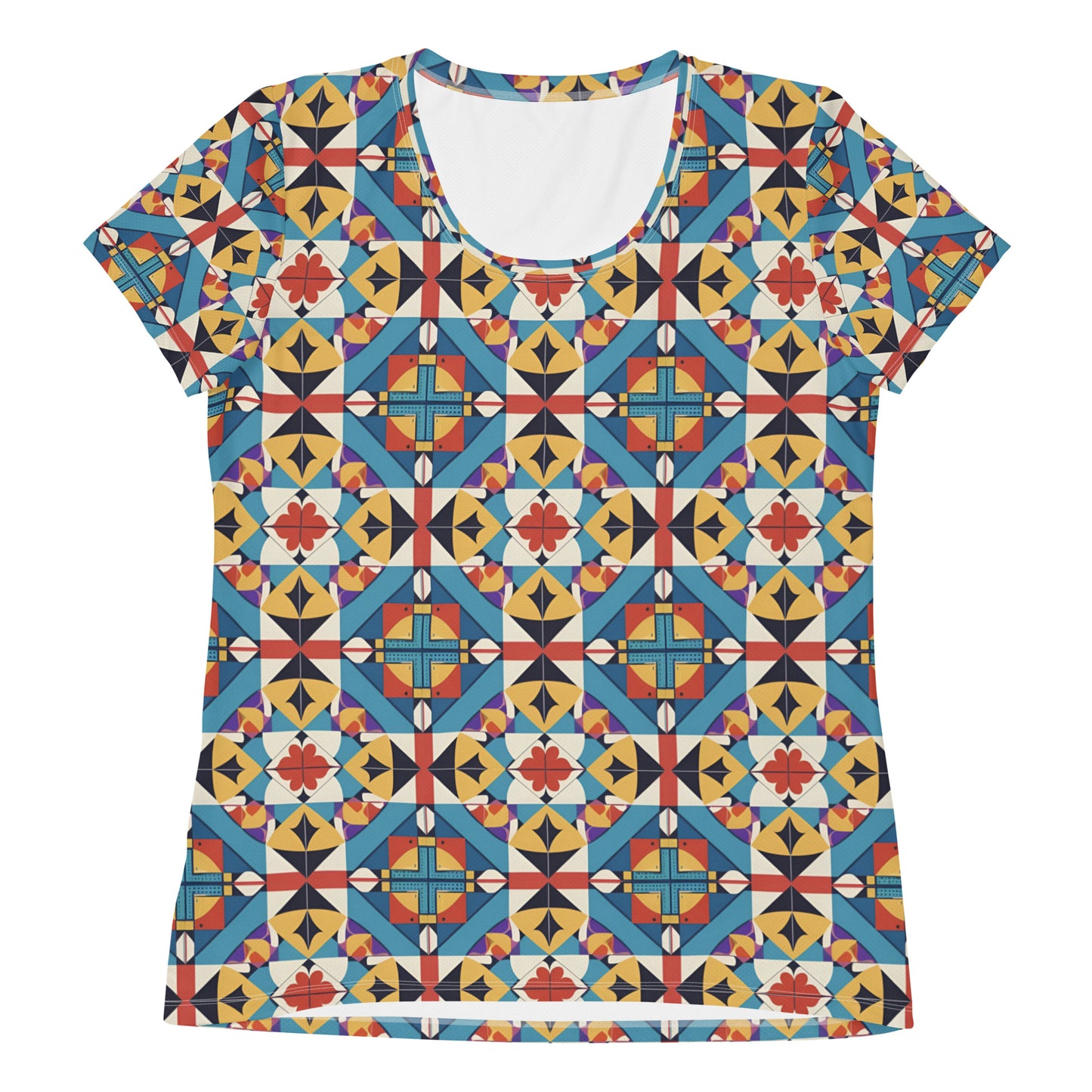 All-Over Print Women's Athletic T-shirt